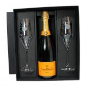 Le coffret "Noces d'Or" avec Champagne Veuve Clicquot