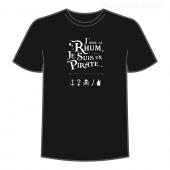 Tee-Shirt "J'aime le Rhum, je suis un Pirate !"