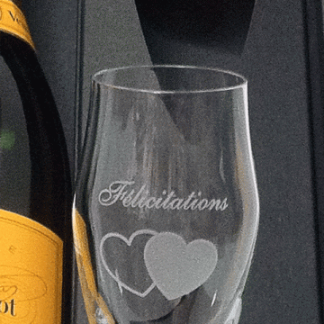 Coffret Félicitations avec Champagne Veuve Clicquot