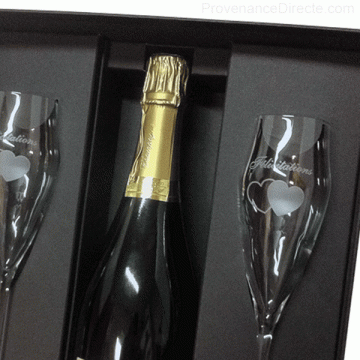 Coffret Félicitations avec Champagne Payelle Grand Cru